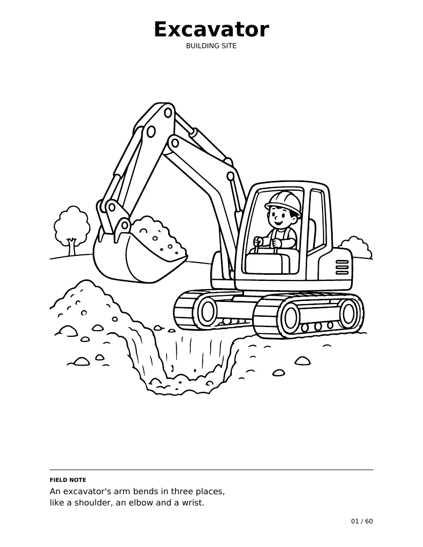 מחפר: עמוד צביעה מתוך Machine Trails